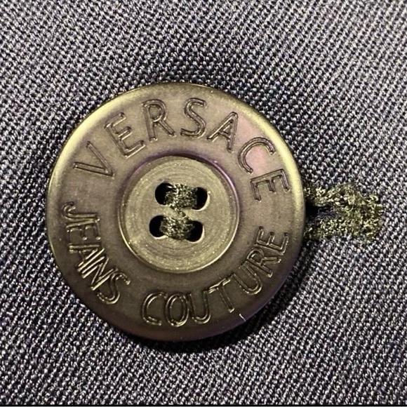 Versace Navy Blue Sport Coat - Picture 6 of 7